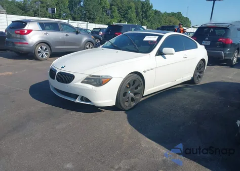 2006 BMW 650I из США, поврежденный, VIN WBAEH13436CR49257